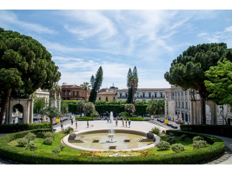 catania, szicília, giardino bellini