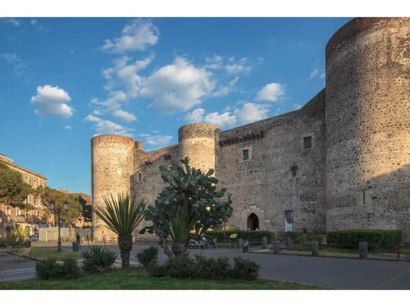 catania, szicília, castello ursino