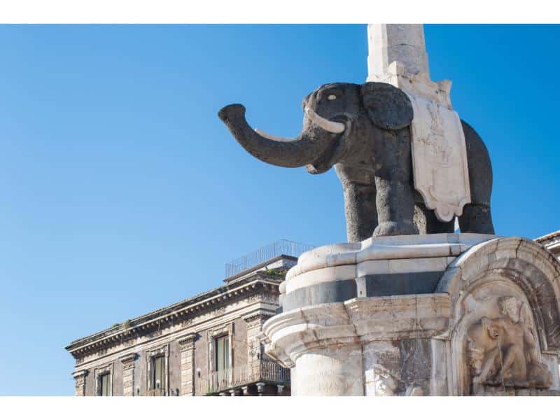 catania, elefánt, szicília